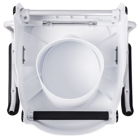 Adjustable Raised Toilet Seat with Armrests