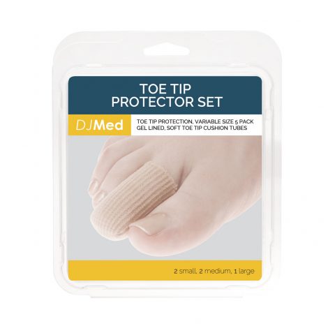 DJMed Toe Tip Tube Protectors (Set of 5)