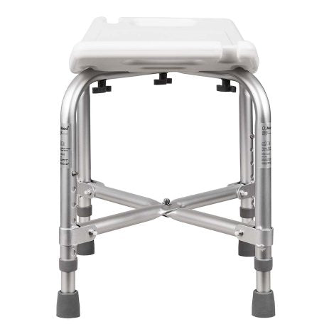 Braced Shower Bench Stool Side