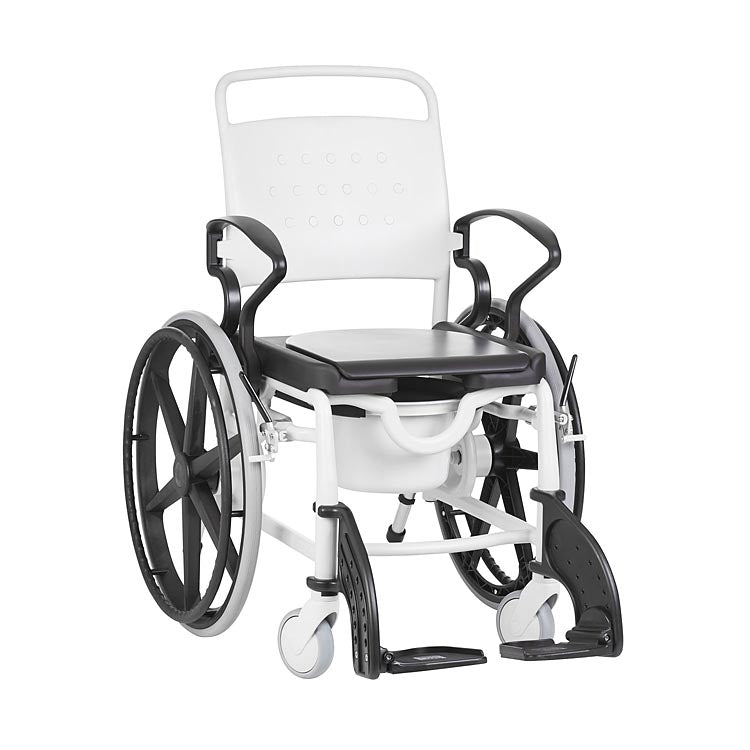 Rebotec Genf – Self Propelled Shower Commode Wheelchair