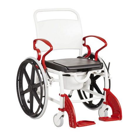 Rebotec Genf – Self Propelled Shower Commode Wheelchair