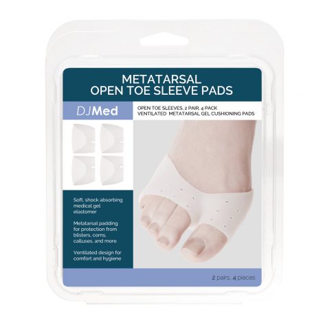 DJMed Metatarsal Open Toe Sleeve Pads (Set of 4)