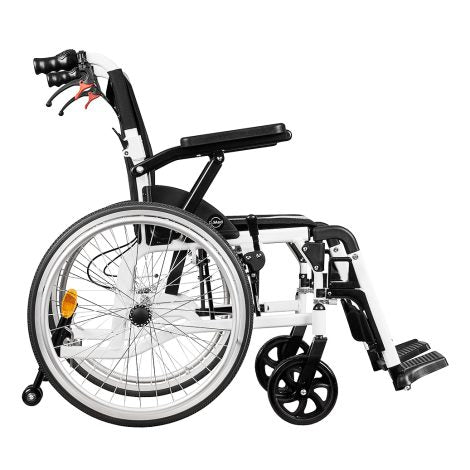 MyRide Manual Wheelchair White Side