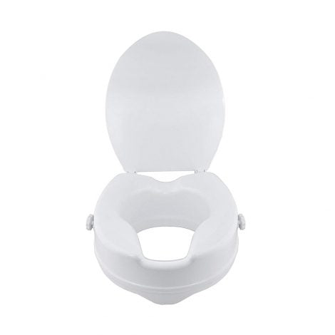 Raised Toilet Seat With Lid