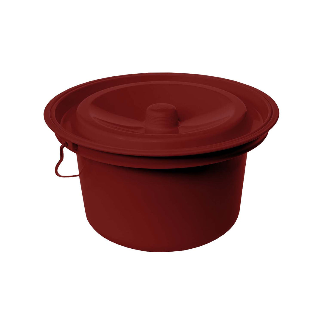 Rebotec Bucket – Shower Commode Chair Pail, Red