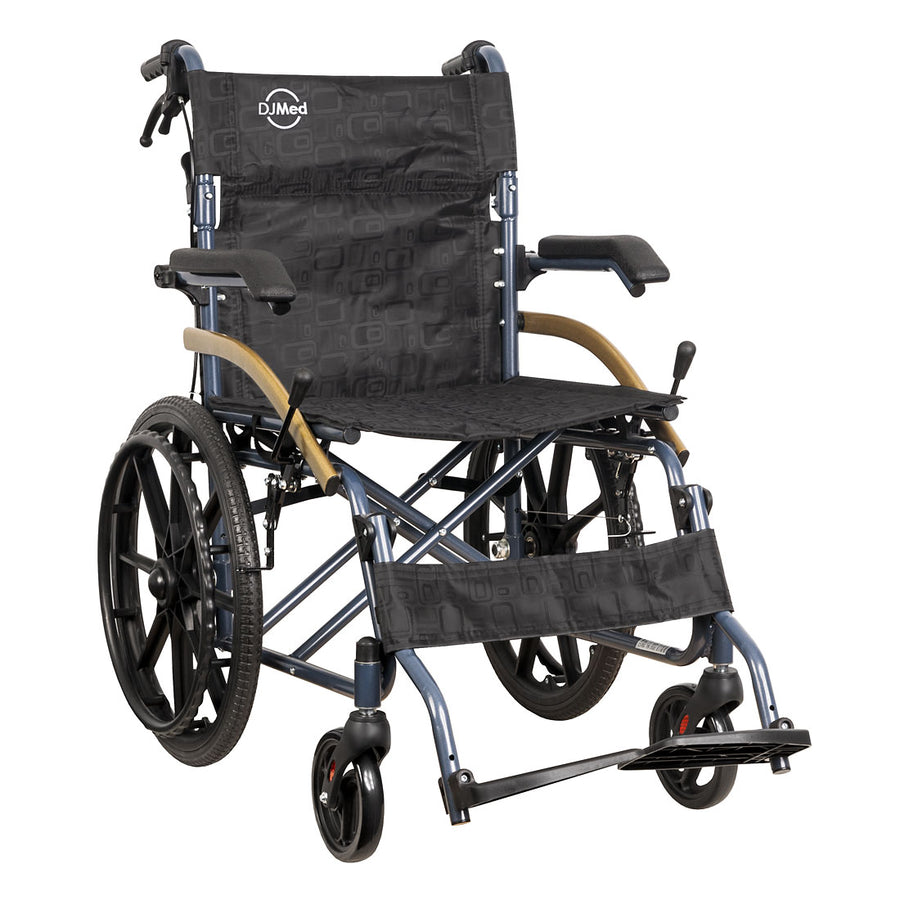 Transit Wheelchair with Flip up Armrests